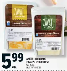Metro Amstelveelder or Zavat sliced cheese offer