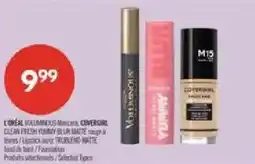 Pharmaprix L'oreal voluminous mascara covergirl clean fresh yummy blur matte rouge à lèvres / lipstick mat offer