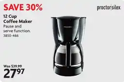 Home Hardware proctor silex 12 cup coffee maker offer