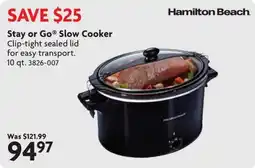 Home Hardware Hamilton Beach Stay or Go Slow Cooker offer