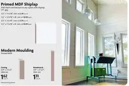Home Hardware Primed MDF Shiplap offer