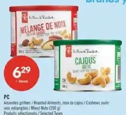 Pharmaprix PC roasted almonds mixed nuts offer