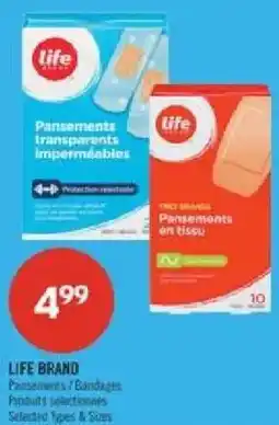 Pharmaprix Life Brand Pansements / Bandages offer