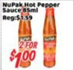 Nations Fresh Foods NuPak hot pepper sauce offer