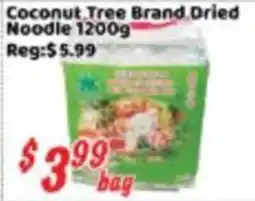 Nations Fresh Foods Coconut Tree Brand Dried Noodle offer