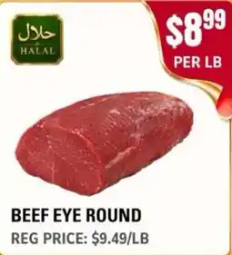 Atiya's Fresh Farm Beef eye round offer
