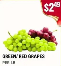 Atiya's Fresh Farm green/red grapes offer