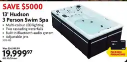 Home Hardware Hudson 3 Person Swim Spa offer