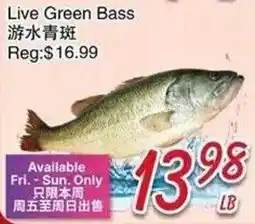 Foody Mart Live Green Bass offer