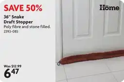 Home Hardware Home 36" Snake Draft Stopper offer