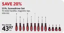 Home Hardware Screwdriver Set offer