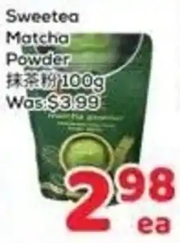 Foody Mart Sweetea matcha powder offer