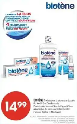 Pharmaprix Biotène Dry Mouth Oral Care Products offer