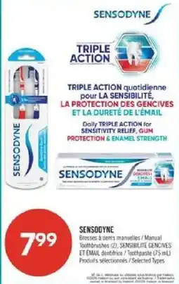 Pharmaprix Sensodyne triple action offer