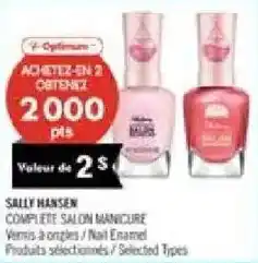 Pharmaprix Sally Hansen complete salon manicure offer