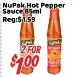 Nations Fresh Foods NuPak hot pepper sauce offer