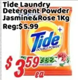 Nations Fresh Foods Tide laundry detergent powder jasmine&rose offer