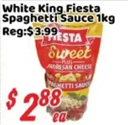 Nations Fresh Foods White King Fiesta Sweet Spaghetti Sauce offer