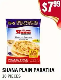 Atiya's Fresh Farm Shana plain paratha offer