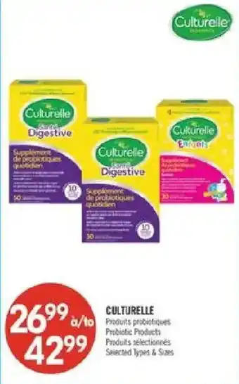 Culturelle probiotic products