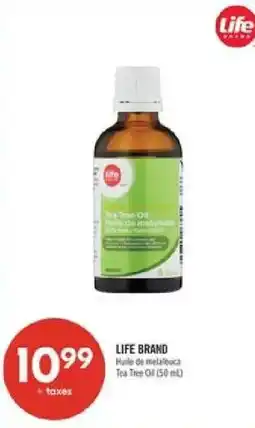 Pharmaprix Life brand tea tree oil offer