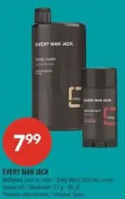 Pharmaprix Every Man Jack body wash deodorant offer