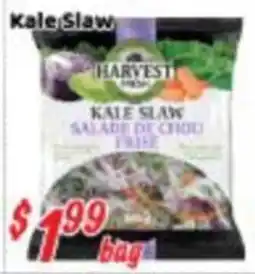 Nations Fresh Foods Harvest fresh kale slaw offer