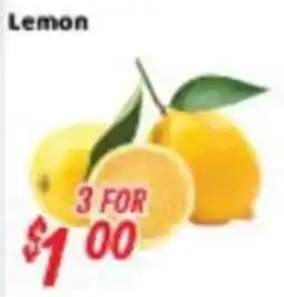 Nations Fresh Foods Lemon offer