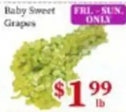 Nations Fresh Foods Baby Sweet Grapes offer