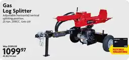 Home Hardware Benchmark gas log splitter offer