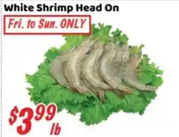 Nations Fresh Foods White Shrimp Head On offer