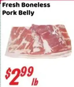 Nations Fresh Foods Fresh Boneless Pork Belly offer