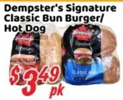 Nations Fresh Foods Dempster's Signature Classic Bun Burger/Hot Dog offer