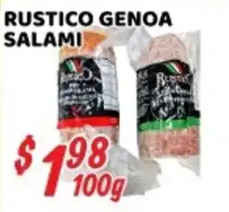 Nations Fresh Foods Rustico Genoa Salami offer