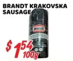 Nations Fresh Foods Brandt krakovska sausage offer