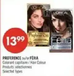 Pharmaprix L'Oréal Preference ou/ou FÉRIA offer