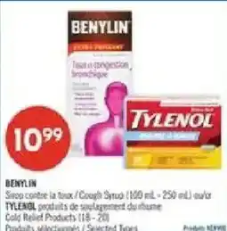 Pharmaprix Benylin cold relief products offer