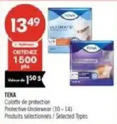 Pharmaprix Tena cuvette de protection offer