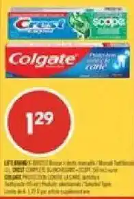 Pharmaprix Colgate toothpaste offer