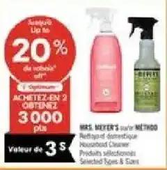 Pharmaprix Mrs. Meyer's by the Method offer