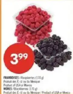 Pharmaprix Raspberries offer