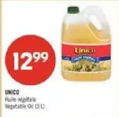 Pharmaprix Unico vegetable oil offer