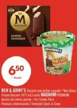 Pharmaprix Ben & Jerry's dessert offer