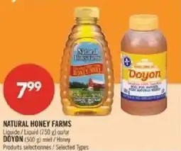 Pharmaprix Natural Honey Farms honey offer