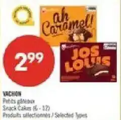 Pharmaprix Jos Louis snack cakes offer