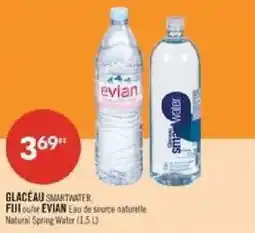 Pharmaprix Glacéau smartwater, fuji ou/evian offer