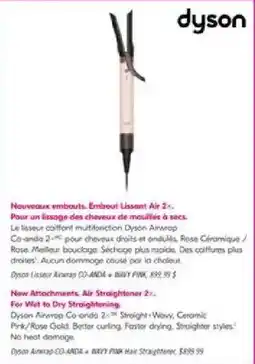 Pharmaprix Dyson Airwrap Co-anda 2™ Hair Straightener offer