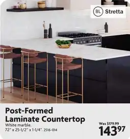 Home Hardware Stretta Post-Formed Laminate Countertop offer
