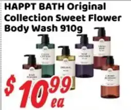 Nations Fresh Foods Happpt bath original collection sweet flower body wash offer
