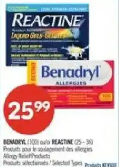 Pharmaprix Benadryl Allergies offer